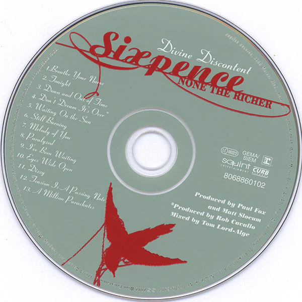 Sixpence None The Richer - Divine Discontent (CD, Album) - Image 4