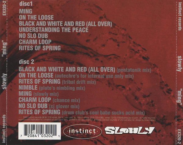 Slowly - Ming (CD, Album + CD, Comp) - Image 2