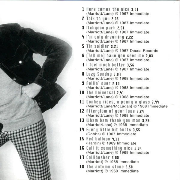 Small Faces - Best Of The 60's (CD, Comp, RE) - Image 3