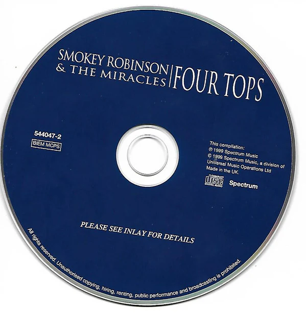 Smokey Robinson & The Miracles, Four Tops - Christmas Album (CD, Comp) - Image 3