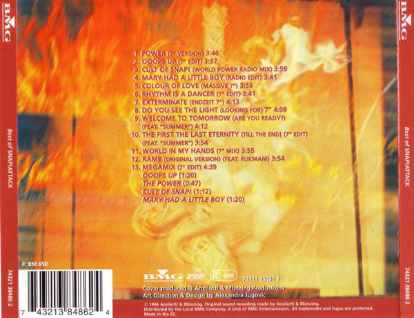 Snap! - Snap! Attack - Best Of (CD, Comp) - Image 2