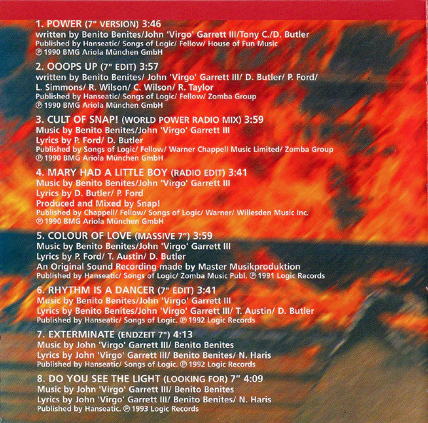 Snap! - Snap! Attack - Best Of (CD, Comp) - Image 5
