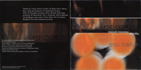 Sneakster - Pseudo-Nouveau / Fifty-Fifty (CD, Album) - Image 3