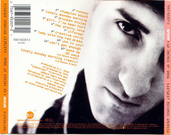 Snow (2) - 12 Inches Of Snow (CD, Album) - Image 2