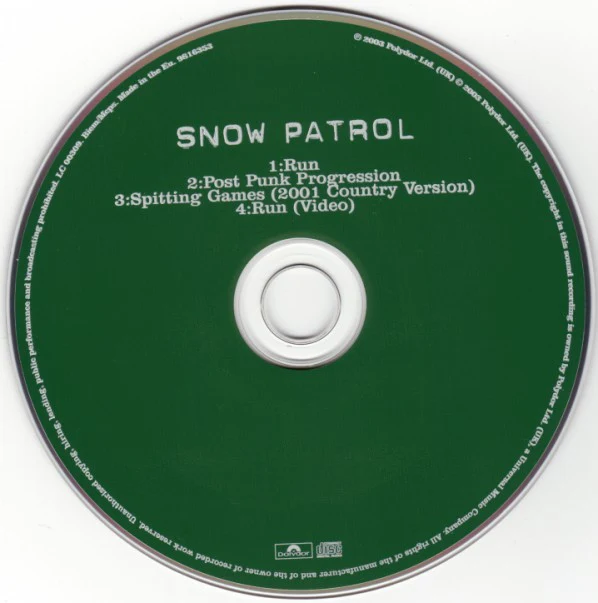 Snow Patrol - Run (CD, Single, Enh) - Image 3