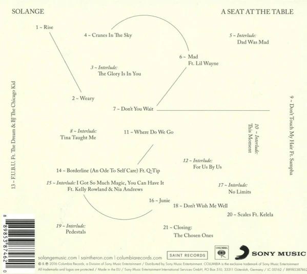 Solange (2) - A Seat At The Table (CD, Album, Dig) - Image 4