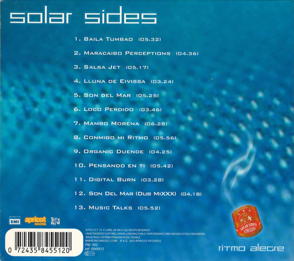 Solar Sides - Ritmo Alegre (CD, Album) - Image 2