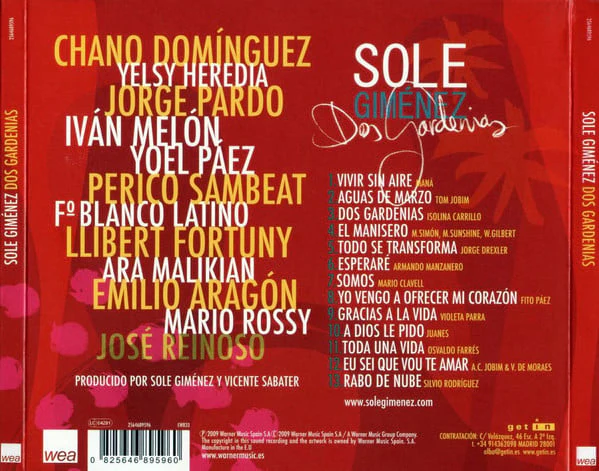 Sole Giménez - Dos Gardenias (CD, Album) - Image 2