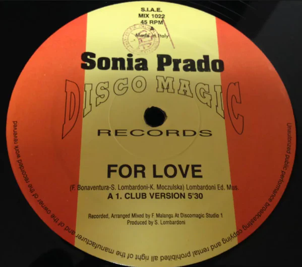 Sonia Prado - For Love (12") - Image 2