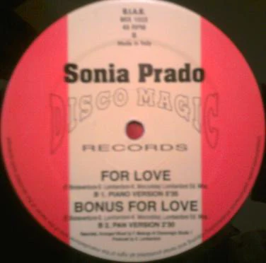 Sonia Prado - For Love (12") - Image 4