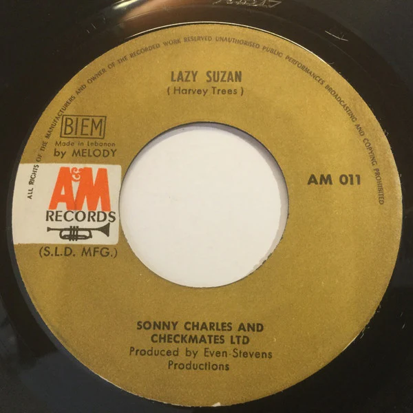 Sonny Charles And The Checkmates* - Black Pearl / Lazy Susan (7", Single) - Image 2