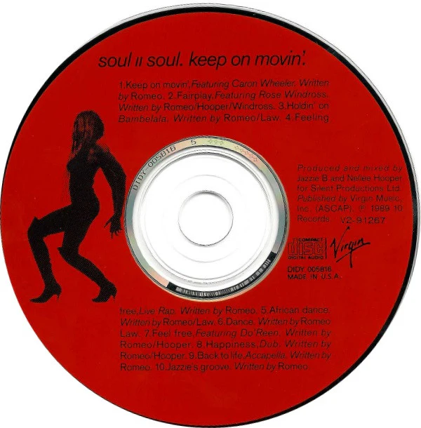 Soul II Soul - Keep On Movin' (CD, Album, Club) - Image 4