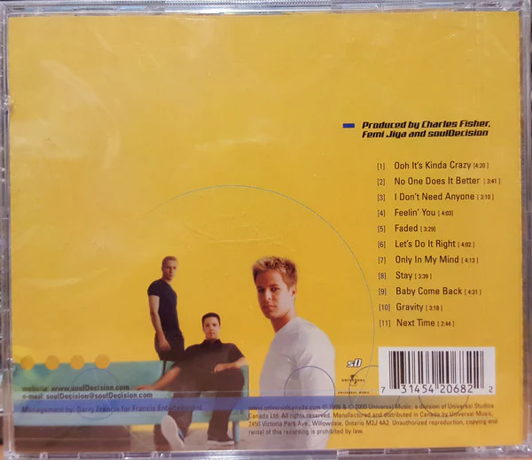 soulDecision - No One Does It Better (CD, Album) - Image 2