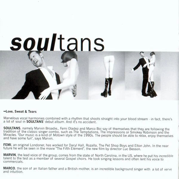 Soultans - Love, Sweat & Tears (CD, Album) - Image 5