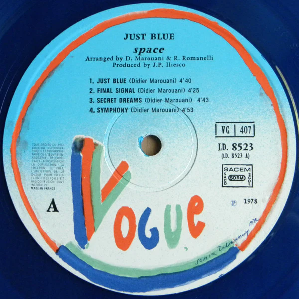 Space - Just Blue (LP, Album, Ltd, Blu) - Image 3