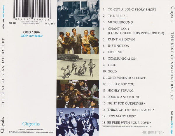 Spandau Ballet - The Best Of Spandau Ballet (CD, Comp) - Image 2