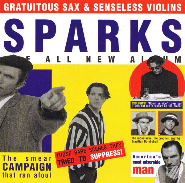 Sparks - Gratuitous Sax & Senseless Violins (CD, Album)