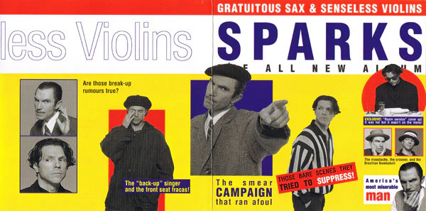Sparks - Gratuitous Sax & Senseless Violins (CD, Album) - Image 4