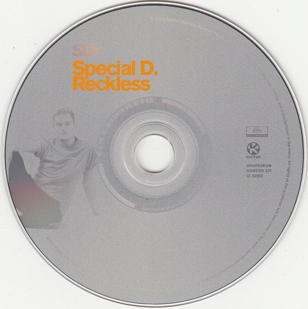 Special D. - Reckless (CD, Album, Mixed) - Image 5