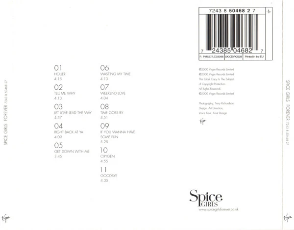 Spice Girls - Forever (CD, Album) - Image 2
