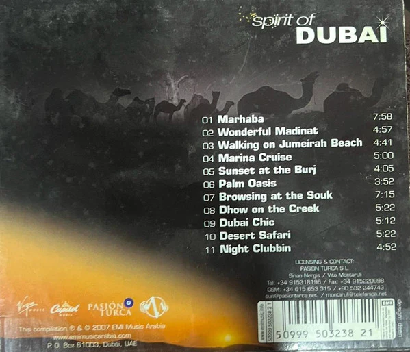 Spirit Of Dubai - Spirit Of Dubai (CD, Comp) - Image 2