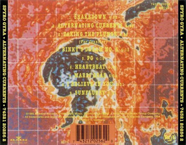Spyro Gyra - Alternating Currents (CD, Album, RE) - Image 2
