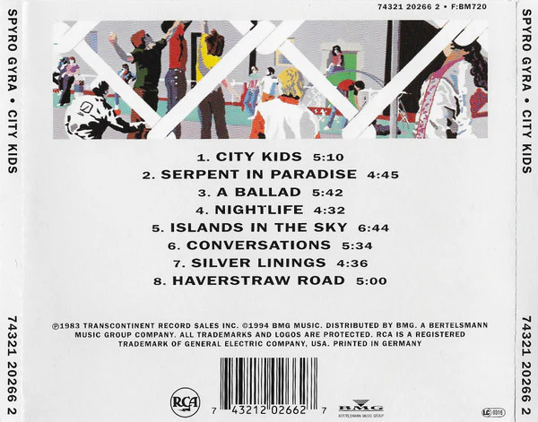 Spyro Gyra - City Kids (CD, Album) - Image 2
