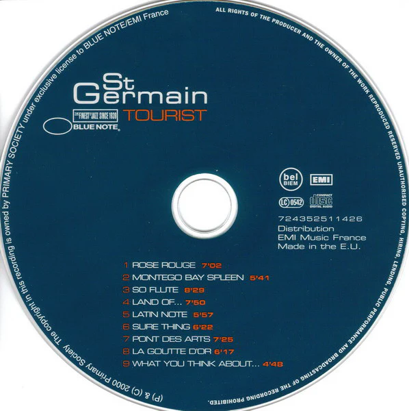 St Germain - Tourist (CD, Album, Dig) - Image 3