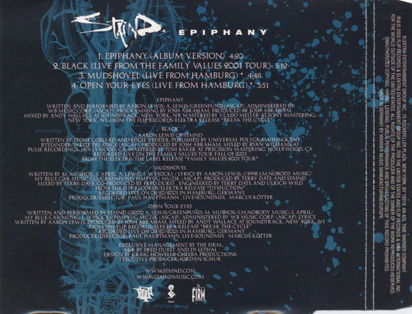 Staind - Epiphany (CD, Maxi) - Image 2