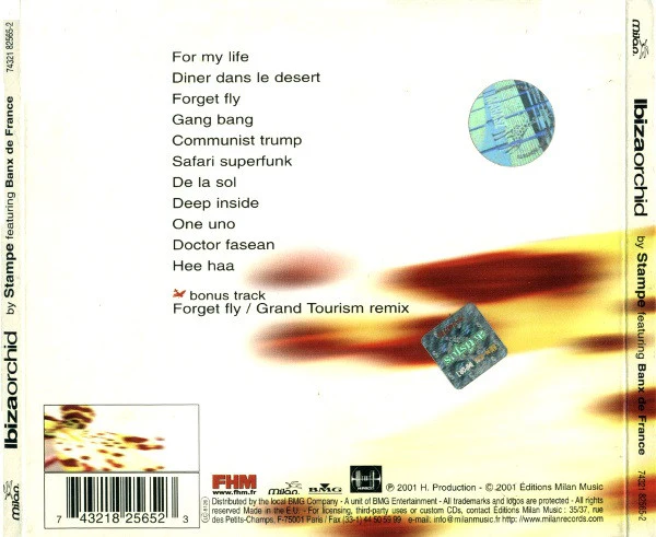 Stampe (2) Featuring Banx De France - Ibiza Orchid (CD, Album) - Image 2