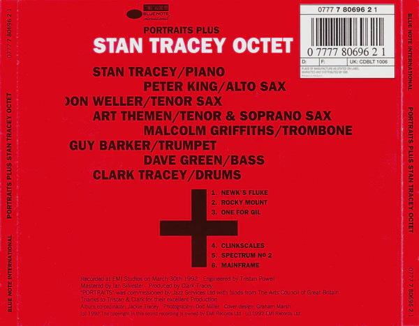 Stan Tracey Octet - Portraits Plus (CD, Album, EMI) - Image 2