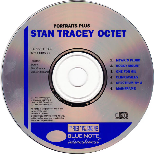 Stan Tracey Octet - Portraits Plus (CD, Album, EMI) - Image 3
