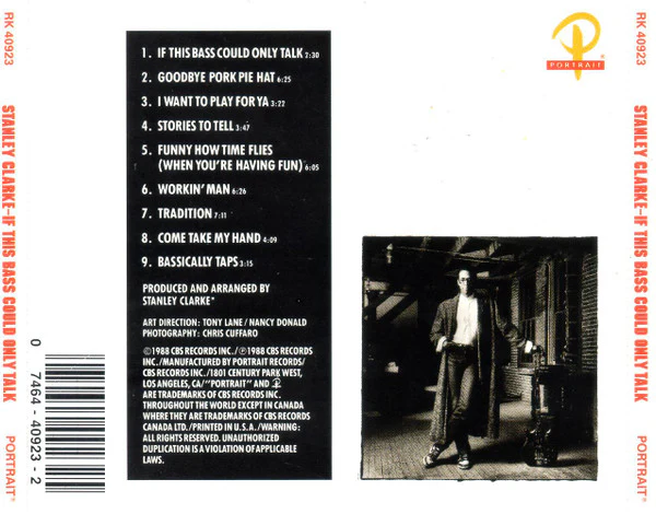 Stanley Clarke - If This Bass Could Only Talk (CD, Album) - Image 2