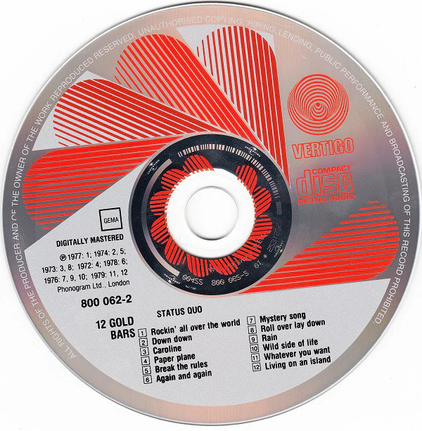 Status Quo - 12 Gold Bars (CD, Comp, RE, RP) - Image 3
