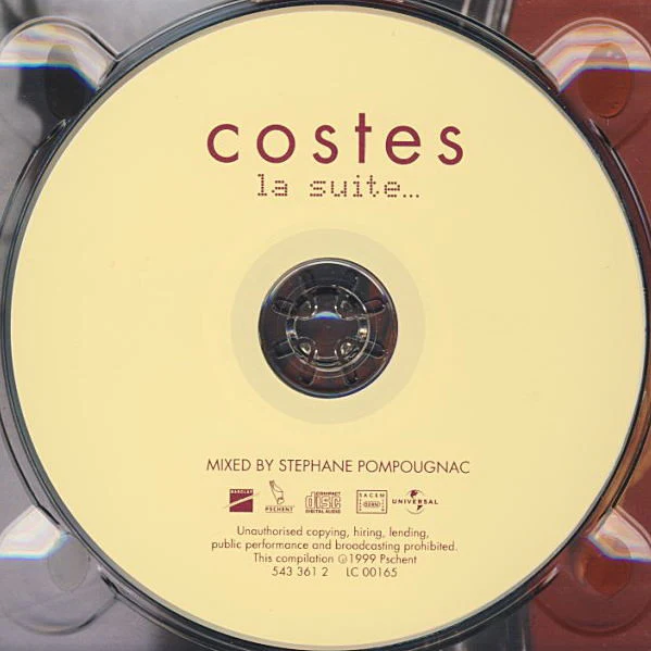 Stephane Pompougnac* - Costes La Suite (CD, Comp, Mixed, RE) - Image 4