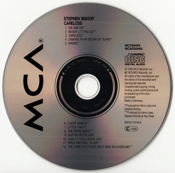 Stephen Bishop - Careless (CD, Album, RE) - Image 3