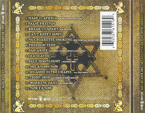 Stephen Marley - Revelation (Pt. 1 The Root Of Life) (CD, Album) - Image 2