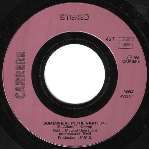 Stereo - Somewhere In The Night (7") - Image 3
