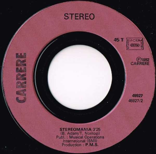Stereo - Somewhere In The Night (7") - Image 4