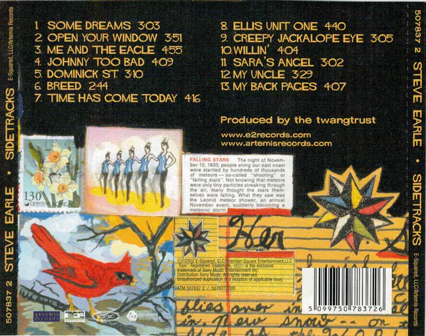 Steve Earle - Sidetracks (CD, Album) - Image 3