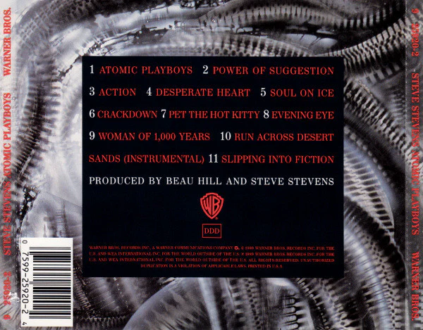 Steve Stevens - Atomic Playboys (CD, Album) - Image 2