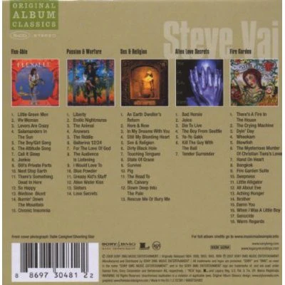 Steve Vai - Original Album Classics (5xCD, Album, RE + Box, Comp) - Image 2