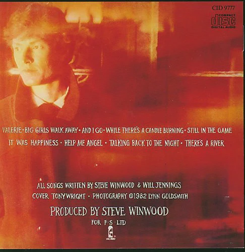 Steve Winwood - Talking Back To The Night (CD, Album, RE) - Image 2