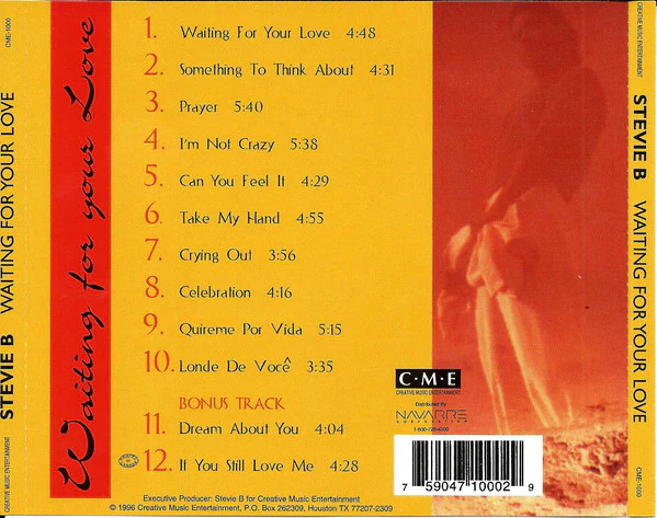 Stevie B - Waiting For Your Love (CD, Album) - Image 2