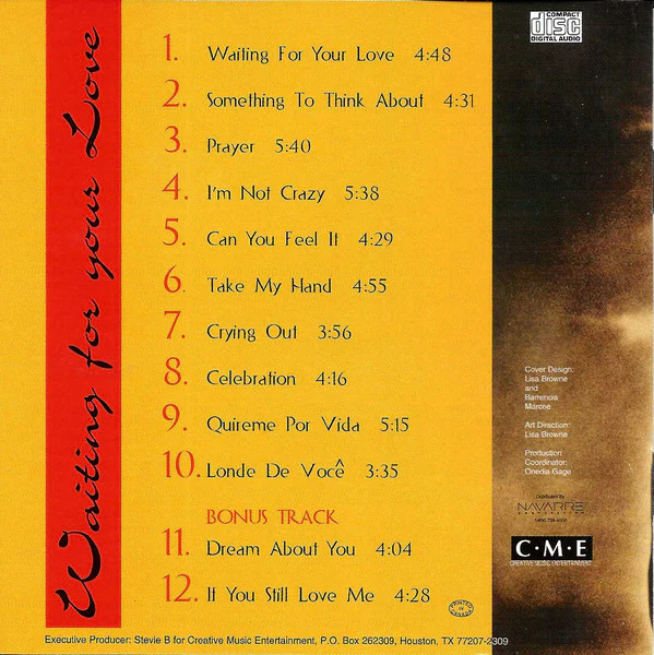 Stevie B - Waiting For Your Love (CD, Album) - Image 4