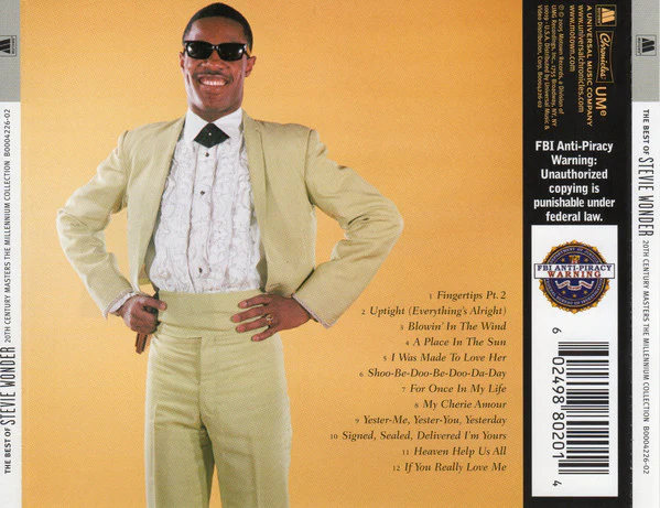 Stevie Wonder - The Best Of Stevie Wonder (CD, Comp, RE, RM) - Image 2