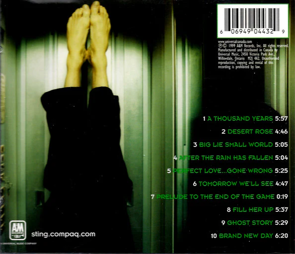 Sting - Brand New Day (CD, Album) - Image 2