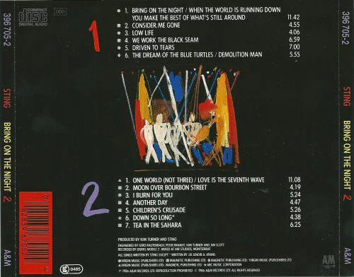 Sting - Bring On The Night (2xCD, Album) - Image 2