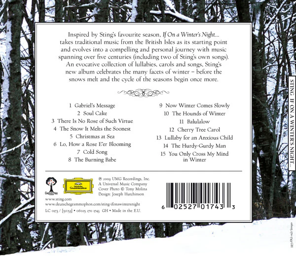 Sting - If On A Winter's Night... (CD, Album, Gat) - Image 2