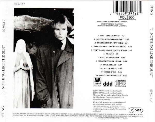 Sting - ...Nothing Like The Sun (CD, Album) - Image 2